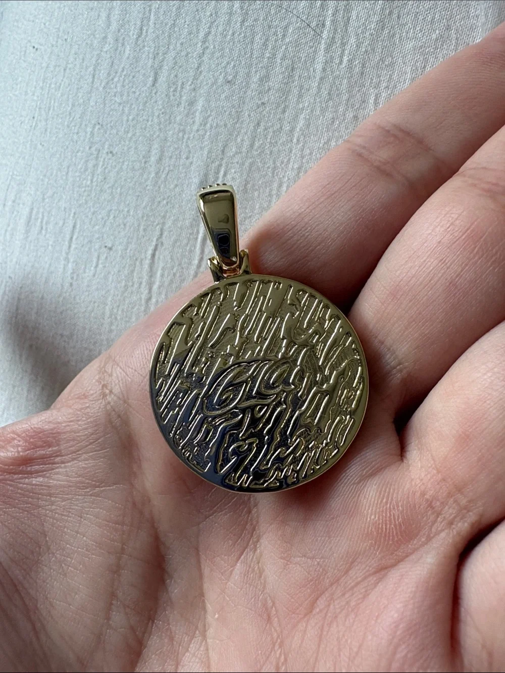 Gold Lion Coin Pendant Necklace - Men Accessories Jewelry